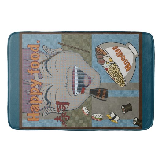 Tapis De Bain Happy food  (Devant)