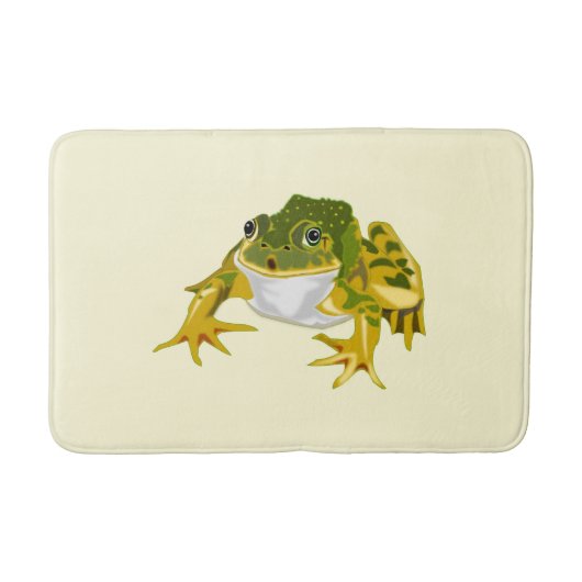 Tapis De Bain Happy Frog Funny Bath Mat - Choisissez les couleur (Devant)