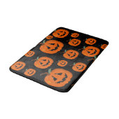 Tapis De Bain Happy Halloween Jack-o'-lantern Illustration Art (Angle)