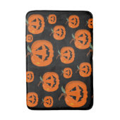 Tapis De Bain Happy Halloween Jack-o'-lantern Illustration Art (Devant (Vertical))
