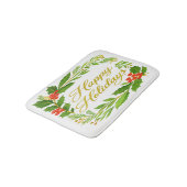 Tapis De Bain 'Happy Holidays'  (Angle)