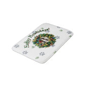 Tapis De Bain Happy Howlidays Photo Image (Angle)
