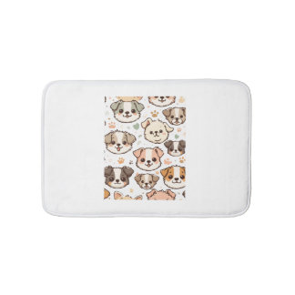 Tapis De Bain Happy mignon Motif Puppies