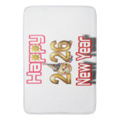 Tapis De Bain Happy New year  (devant Vertical)