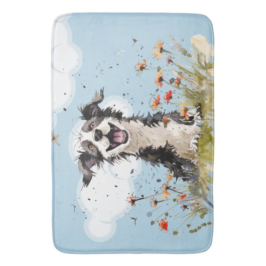 Tapis De Bain Happy Pup (devant Vertical)