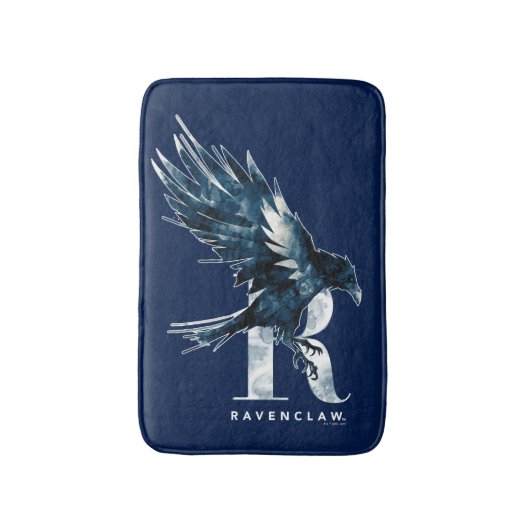 Tapis De Bain Harry Potter | Aquarelle RAVENCLAW™ Raven (Devant (Vertical))