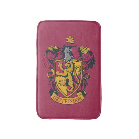 Tapis De Bain Harry Potter | Blason de Gryffindor Or et Rouge (Devant (Vertical))