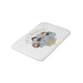 Tapis De Bain HARRY POTTER™, Hermione et Ron survolent HOGWARTS™ (Angle)