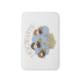 Tapis De Bain HARRY POTTER™, Hermione et Ron survolent HOGWARTS™ (Devant (Vertical))