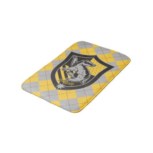 Tapis De Bain Harry Potter | Hufflepuff House Pride Crest (Angle)