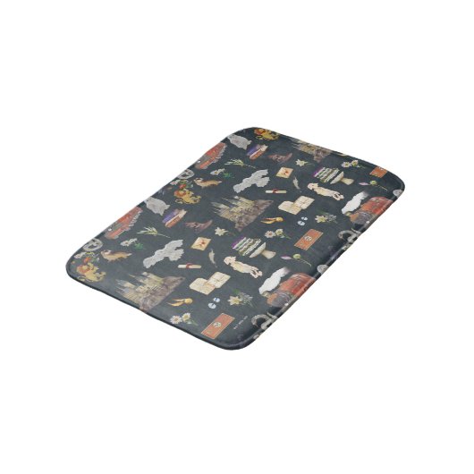 Tapis De Bain HARRY POTTER™ | Motif icônes (Angle)