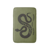 Tapis De Bain Harry Potter | SLYTHERIN™ Silhouette Typographie (Devant (Vertical))