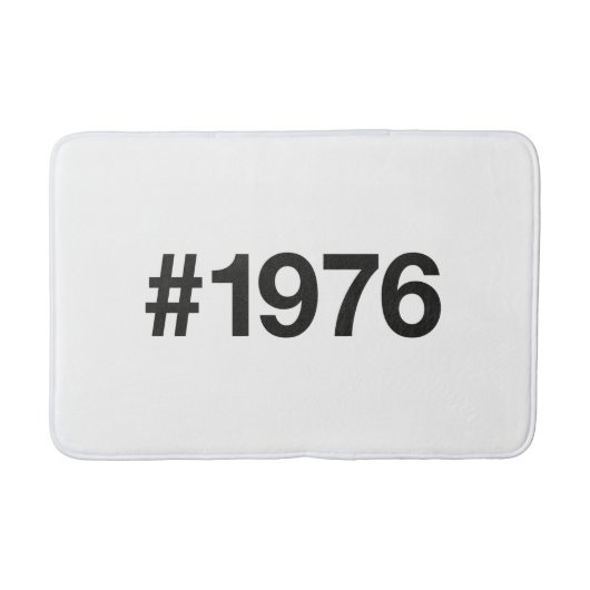 Tapis De Bain Hashtag 1976 49 Anniversaire (Devant)