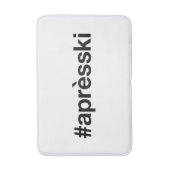 Tapis De Bain Hashtag SKI APRES (Devant (Vertical))