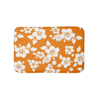 Tapis De Bain Hawaïen orange