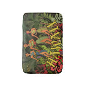 Tapis De Bain Hawaii Aloha Palm Hula Art Design (Devant (Vertical))