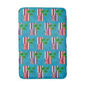 Tapis De Bain Hawaii Flag and Green Sea Turtles (Devant (Vertical))