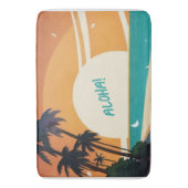 Tapis De Bain Hawaiian/Aloha/Tropical/plage (devant Vertical)