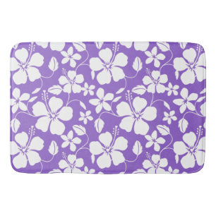TAPIS DE BAIN HAWAIIAN HULA (HIBISCUS) LUMIÈRE PURPLE
