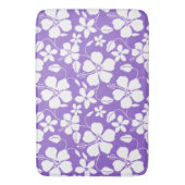 TAPIS DE BAIN HAWAIIAN HULA (HIBISCUS) LUMIÈRE PURPLE (devant Vertical)