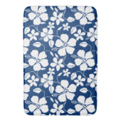 TAPIS DE BAIN HAWAIIAN HULA (HIBISCUS) NAVY (devant Vertical)