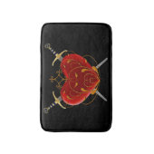 Tapis de bain Heart And Daggers (Devant (Vertical))
