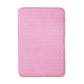 Tapis De Bain Hearts Bath Mat Rose (Devant (Vertical))