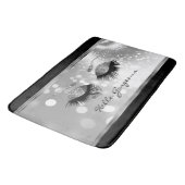 Tapis De Bain Hello Gorgeous - Beaux cils avec Argent (Angle)