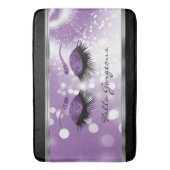 Tapis De Bain Hello Gorgeous - Beaux cils pourpres (devant Vertical)
