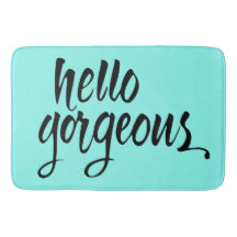 "Hello Gorgeous" Brush Lettering Mat : Unique