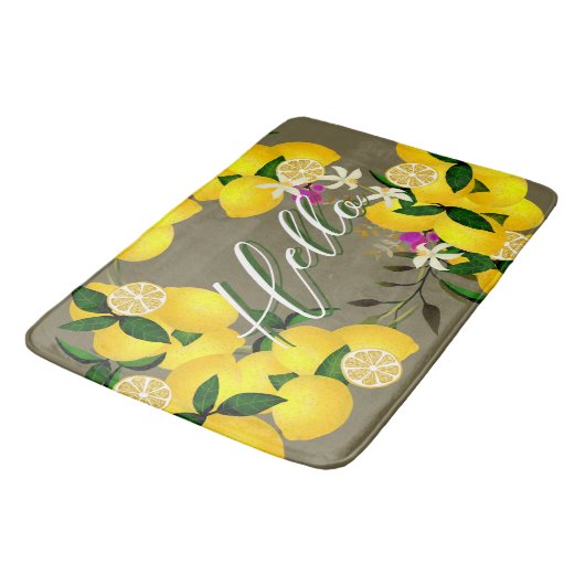 Tapis De Bain Hello Lemon  (Angle)