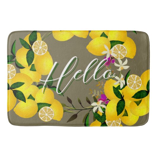 Tapis De Bain Hello Lemon  (Devant)