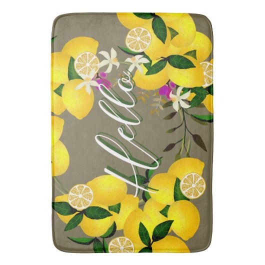 Tapis De Bain Hello Lemon  (devant Vertical)