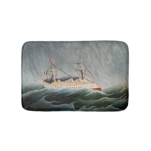 Tapis De Bain Henri Rousseau - Le navire dans la tempête (Devant)