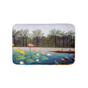 Tapis De Bain Henri Rousseau - Les Flamants