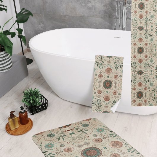 Tapis De Bain Herbe Boho