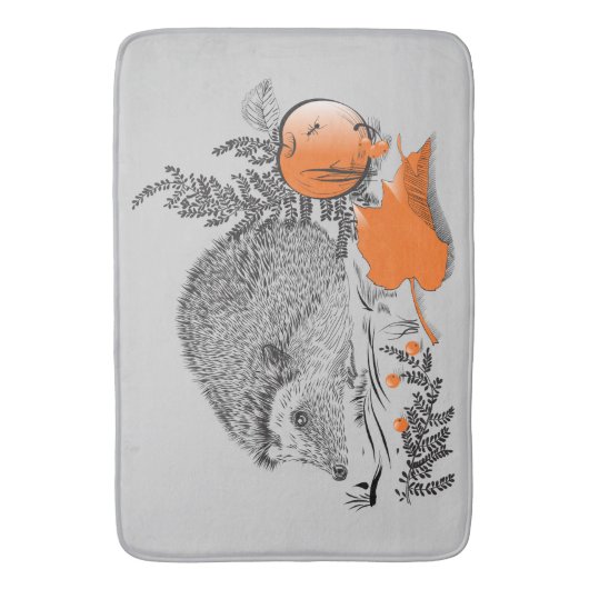 Tapis De Bain Hérisson (devant Vertical)