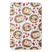 Tapis De Bain Hérisson drôle de Valentine (devant Vertical)