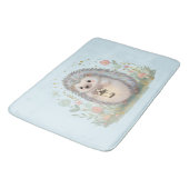 Tapis De Bain Hérisson mignon avec lanterne (Angle)