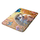 Tapis De Bain Hérisson papillon (Angle)