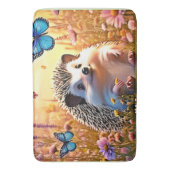 Tapis De Bain Hérisson papillon (devant Vertical)