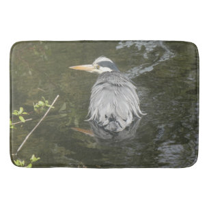 Tapis de bain Héron Gris