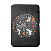 Tapis De Bain Heure Éffrayante Halloween (Devant (Vertical))