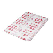 Tapis De Bain Heureuse Sainte-Valentin mon amour (Angle)
