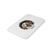 Tapis De Bain Heureux chien (Angle)