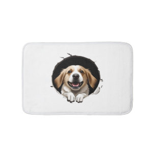 Tapis De Bain Heureux chien