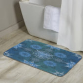 Tapis De Bain Hexa triangles yantra pétales inscription