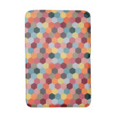 Tapis De Bain Hexagon Motif géométrique moderne (Devant (Vertical))