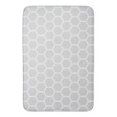 Tapis De Bain Hexagone argenté 1 (devant Vertical)