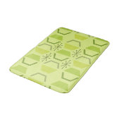 Tapis De Bain Hexagones modernes du milieu du siècle Chartreuse (Angle)